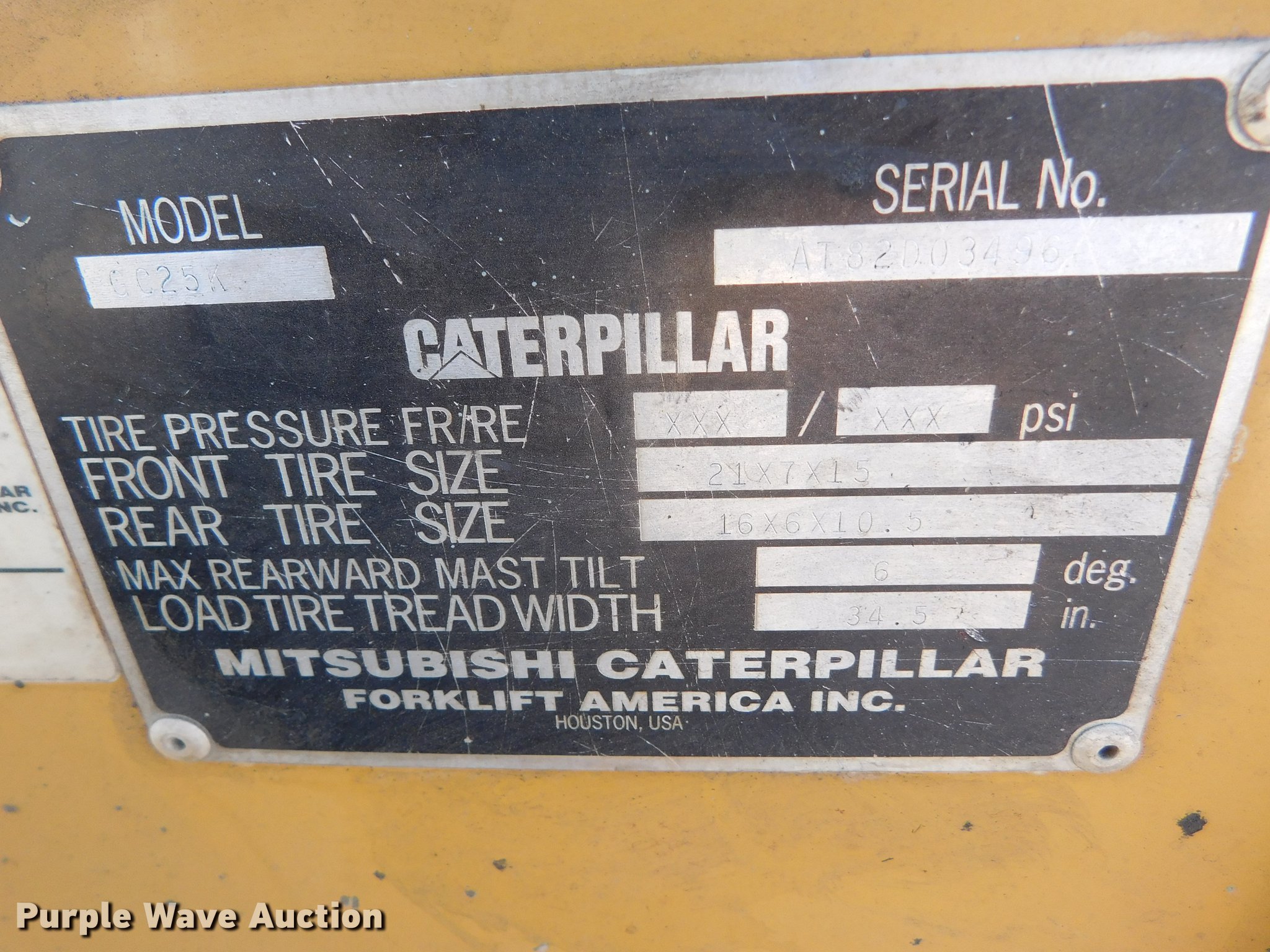 Caterpillar engine manufacturing date